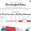 The New York Times Trampning g‘alabasi ehtimolini ilk marta 50 foizdan ortiq deb baholadi