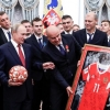 Jahon chempionatida 8-o‘rinni egallagan Rossiya terma jamoasi futbolchilari taqdirlandi (foto)