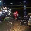 Ruminiyada avtobus daryoga qulab tushdi (video)