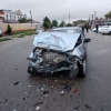 Қўшработда ЙПХ ходимининг машинаси ЙТҲга учради (фото)