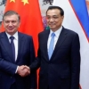 Shavkat Mirziyoyev Xitoy Bosh vaziri bilan uchrashdi (foto)