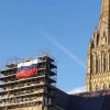 Солсберидаги соборга Россия байроғини илиб кетишди (фото)