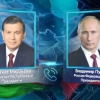 Мирзиёев ва Путин телефон орқали мулоқот қилди