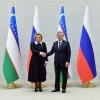 Shavkat Mirziyoyev Valentina Matviyenkoni qabul qildi