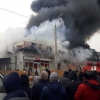 Bozorda katta yong‘in sodir bo‘ldi (Video)