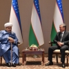 Shavkat Mirziyoyev shayxulislom Ollohshukur Poshshozodani qabul qildi