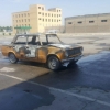 Namangandagi gaz quyish shoxobchasida VAZ-21011 yonib ketdi (foto)