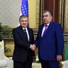 Shavkat Mirziyoyev va Imomali Rahmon oʻzaro muloqot qildi
