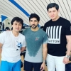 Prezidentning o‘g‘li va kuyovlari Dubay valiahd shahzodasi bilan sportzalda suratga tushdi (foto)