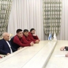Umid Ahmadjonov «Pro» litsenziyasi uchun tahsil olayotgan murabbiylari bilan uchrashdi (foto)