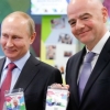 Путин ҳамда Инфантино Сочида ЖЧ-2018 мухлиси паспортига эга бўлди (видео)