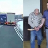 Германияда хавфли қувиб ўтган ҳайдовчи икки йилга қамалди (видео)
