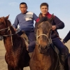 Shohjahon Ergashev o‘zini chavandozlikda sinab ko‘rmoqda (foto)