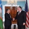 Shavkat Mirziyoyev Mayk Pompeo bilan uchrashdi