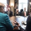 Merkel Ivanka Tramp otasi o‘rnini egallashiga munosabat bildirdi