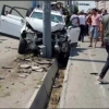 Samarqandda svetoforning qizil chirog‘ida o‘tmoqchi bo‘lgan Captiva ayanchli YTH sodir etdi (video)