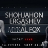 "Sport" telekanali Shohjahon Ergashev - Maykl Foks jangini jonli efirda namoyish etadi