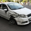 Тошкентда Nexia-3, Cobalt ва Lacetti ўзаро тўқнашди (фото)