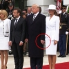 Дональд Трамп рафиқасининг қўлини ушлашга урингани кулгига сабаб бўлди (видео)