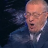 Sobchak debatlar vaqtida Jirinovskiyga suv sepib yubordi (video)