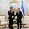 Shavkat Mirziyoyev Dushanbe shahri raisini qabul qildi