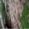 Sharof Rashidov tumanida sel qoramollarni oqizib ketdi (video)