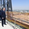 Шавкат Мирзиёев Tashkent City қурилишини бориб кўрди (фото)
