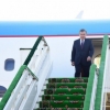 Шавкат Мирзиёев Туркманбошига етиб борди