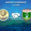 «Nasaf» ertaga «Lokomotiv»ga qarshi nazorat o‘yini o‘tkazadi