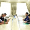 Umid Ahmadjonov Italiya futbol federatsiyasi mutasaddilari bilan uchrashdi (foto)