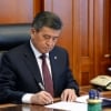 Jeenbekov sobiq prezidentlarni daxlsizlikdan mahrum qilish haqidagi qonunni imzoladi