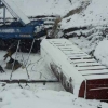 Ҳафта шов-шуви: Қамчиқ довонида поезд ағдарилди