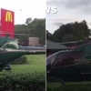 Sidneylik erkak tamaddixonaga vertolyotda tashrif buyurdi (Video)