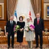 Shavkat Mirziyoyev va Ziroat Mirziyoyeva sharafiga qabul marosimi tashkil etildi