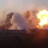 Jangarilar ob’ektiga aviabomba bilan zarba berilishi... (video)