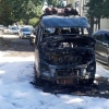 Toshkentda yo‘lovchi tashuvchi «Gazel» yonib ketdi