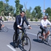 Tatariston prezidenti Aziz Abduhakimov bilan velosayrga chiqdi