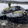 Карелияда Mercedes Gelandewagen вертолётдан ташлаб юборилди (видео)