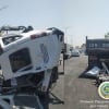 Toshkentda 99-marshrutka «KamAZ» va treyler bilan to‘qnashdi