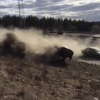 Poyga mashinasi tomoshabinlarning ustiga quladi (video)
