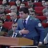 Имомали Раҳмон ёлғончи амалдорни шарманда қилди (видео)