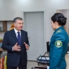 Шавкат Мирзиёев профилактика инспекторлари билан суҳбатлашди (фото)
