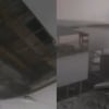 Тошкентда 24 январь куни кузатилган зилзила оқибатида институт хонасидаги шифт кўчиб тушди (видео)