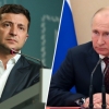 Путин ва Зеленский Парижда илк бор юзма-юз учрашади