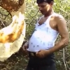 Hindistonlik erkak yuzlab asalarilar chaqishidan og‘riq his qilmasligini ko‘rsatdi (video)