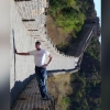 Сайёҳнинг Буюк Хитой девори ёнида тушган сурати барчани лол қолдирди (Фото)