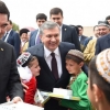 Shavkat Mirziyoyev va Gurbanguli Berdimuhamedov “Ulli hovli” majmuasida bo‘ldi (foto)