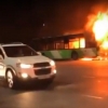 Toshkentda yana bir Mersedes-Benz avtobusi yonib ketdi (video)