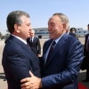 Назарбоев Ўзбекистонга ташрифини якунлаб, Туркманистонга учиб кетди