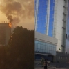 Toshkentda yana bir biznes markazida yong‘in chiqdi (Video)